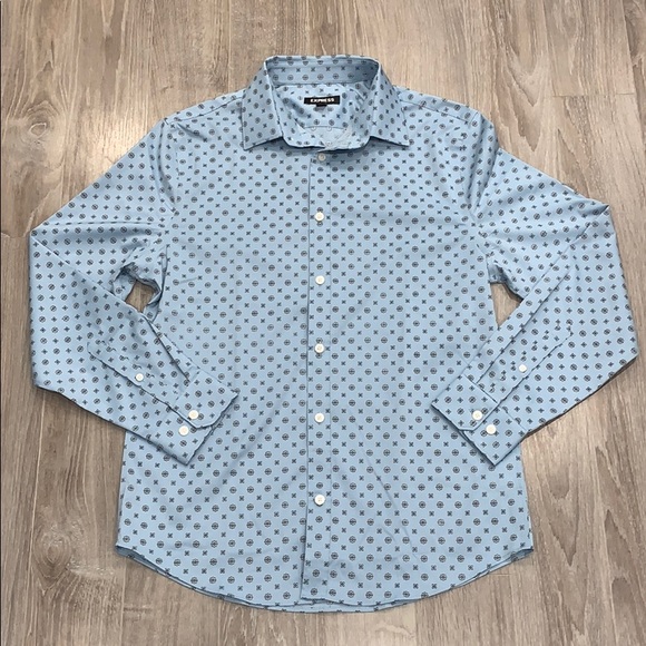 Express Wrinkle-Resistant Performance Dress Shirt - Picture 2 of 6